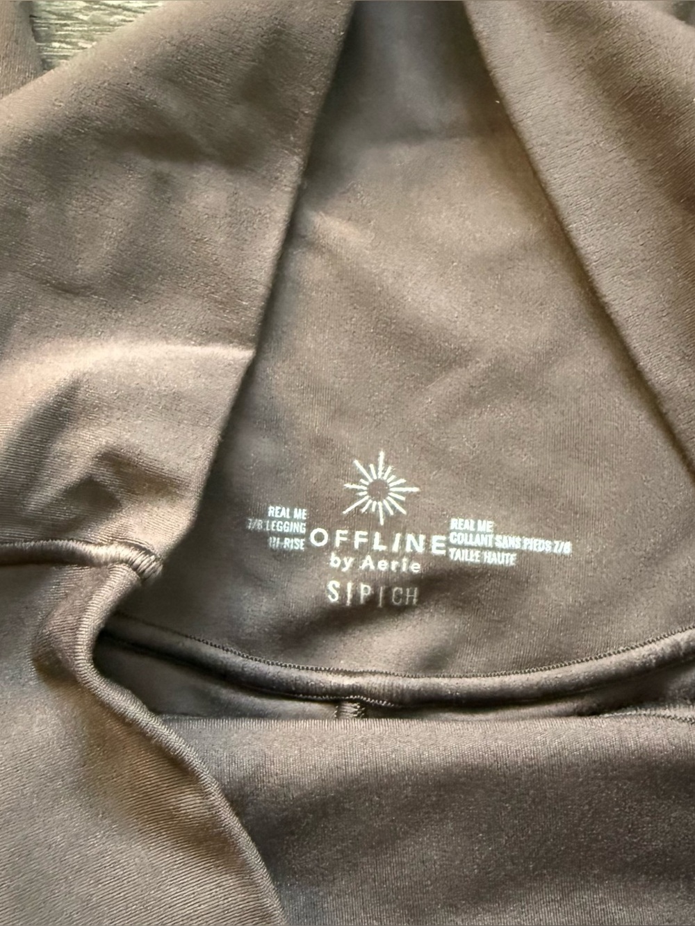 OFFLINE By Aerie Real Me 7/8 Leggings Cocoa - Picture 5 of 7